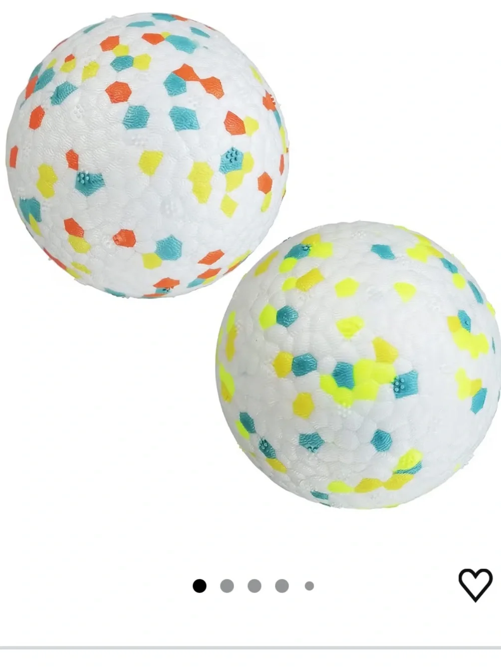 MMSGA Dog Balls Indestructible for Water Or Land (2Pcs)